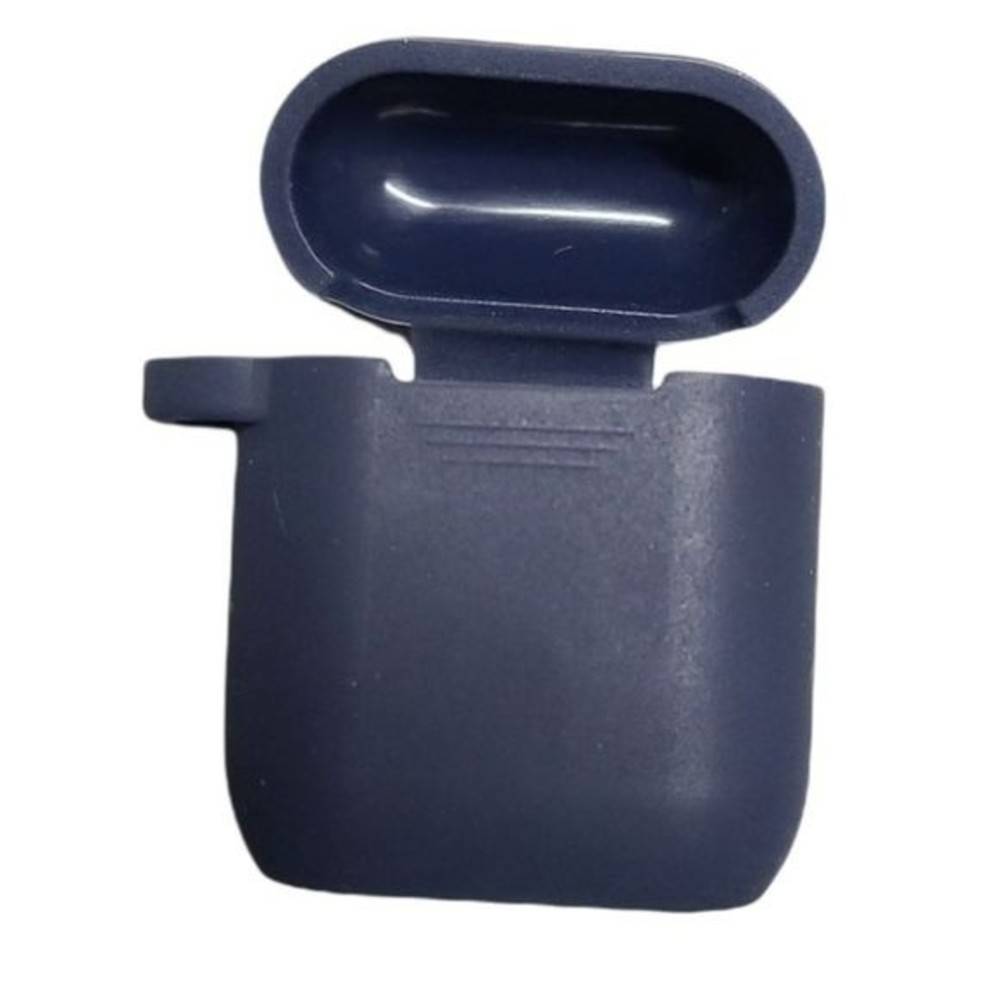 Apple airpods silicone shockproof protective case cover navy